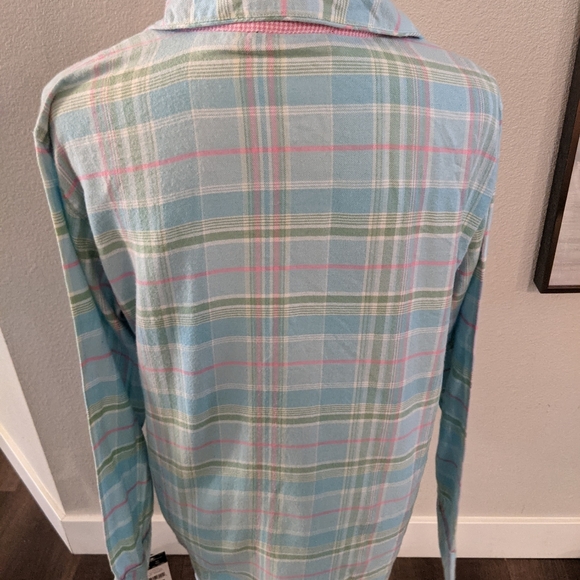New Ralph Lauren Plaid PJ Top Large - Picture 3 of 5
